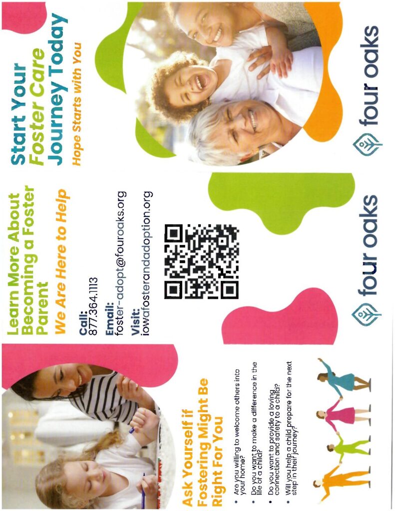 Foster care is a short term, safe place for a child. The goal is to reunite  children with their birth families. As a foster parent, you have the ability to change not only the life of a child, but an entire family.