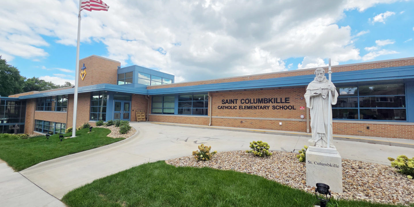 St. Columbkille Front of School
